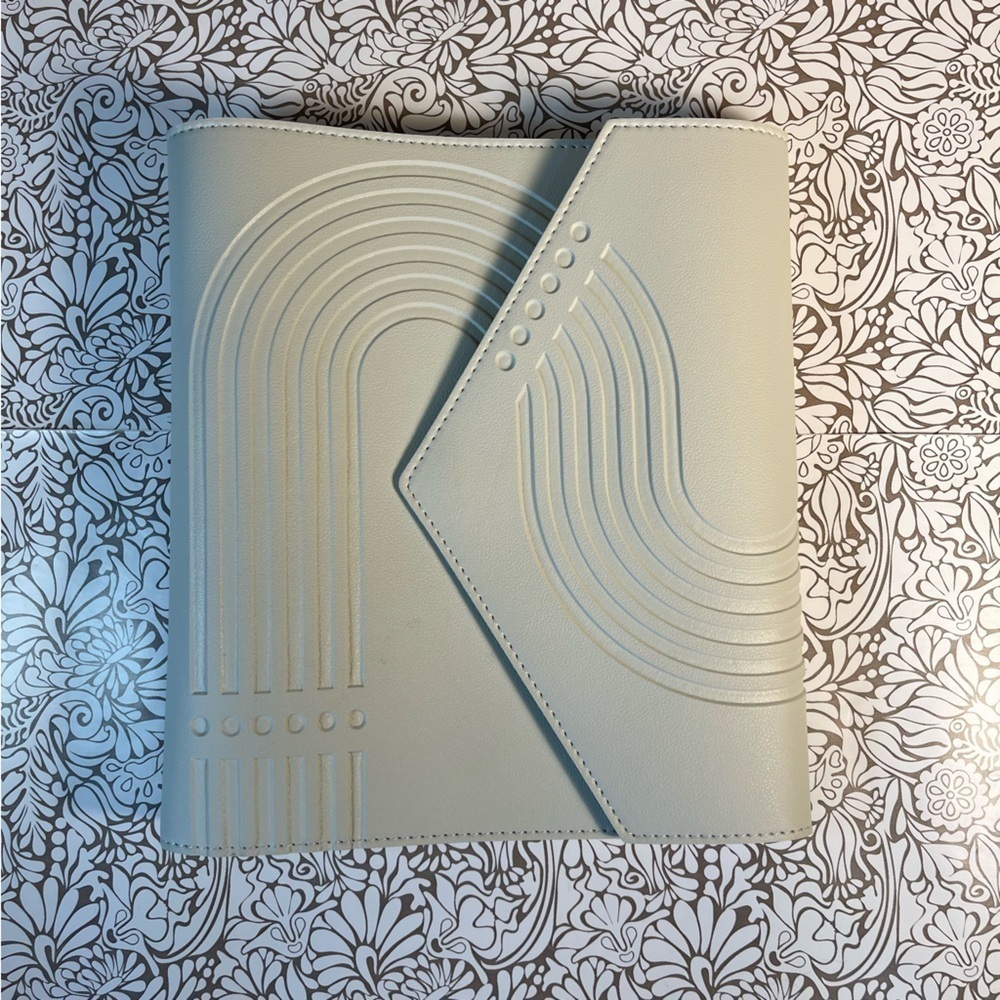 Erin Condren Vegan Leather Planner Folio Envelope Binder Organizer